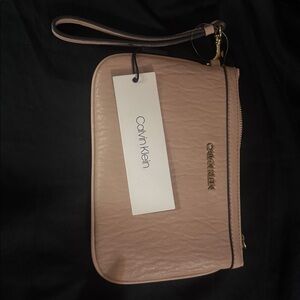Calvin Klein Blush Pink Wristlet
